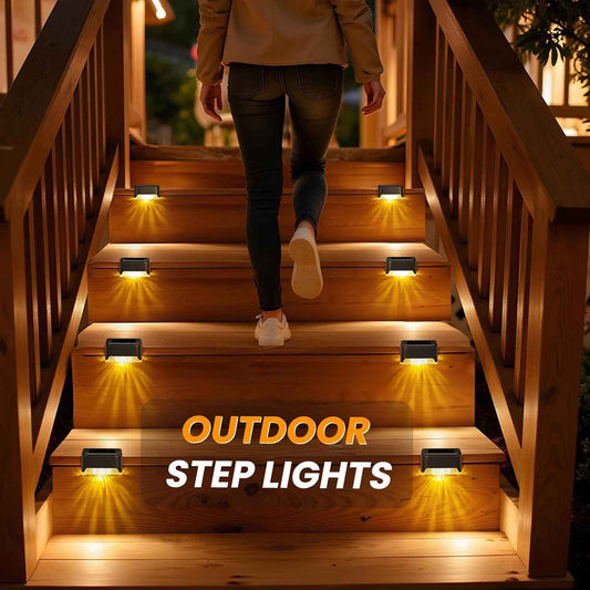 4 pcs Solar Step Light