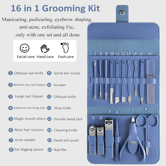16 in 1 Manicure Set Nail Cutter