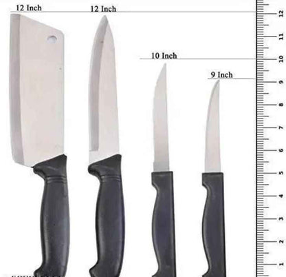 Wooden Chopping Board With 5-Pcs Knife Set