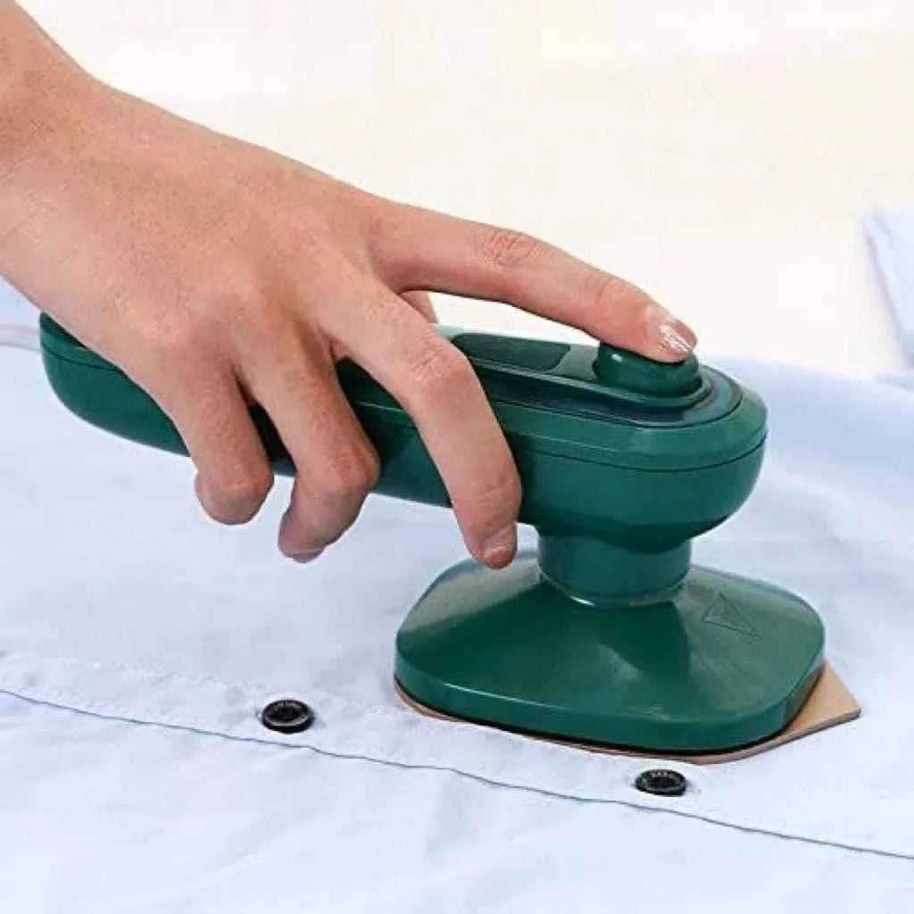 Portable Iron Travel Steamer for Clothes – Mini Handheld Press