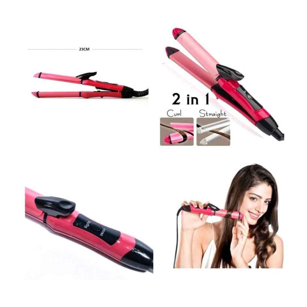 2 in 1 Nova Hair Straightener and Curler