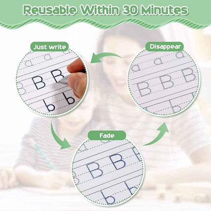 Magic Practice Book for kids 4 pcs 10 refill