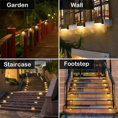 4 pcs Solar Step Light